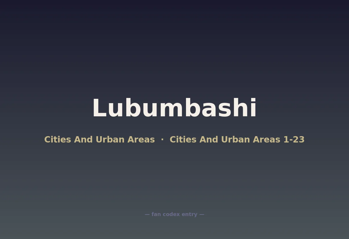 Lubumbashi