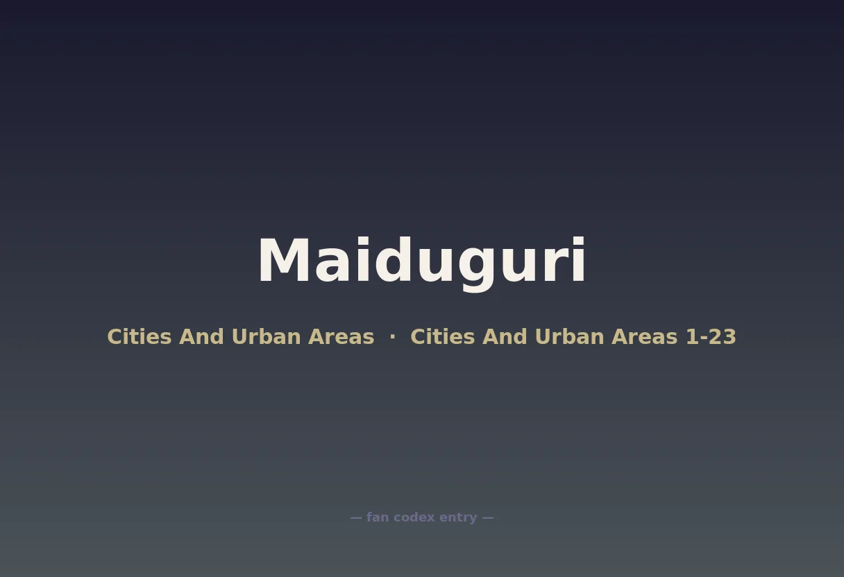 Maiduguri