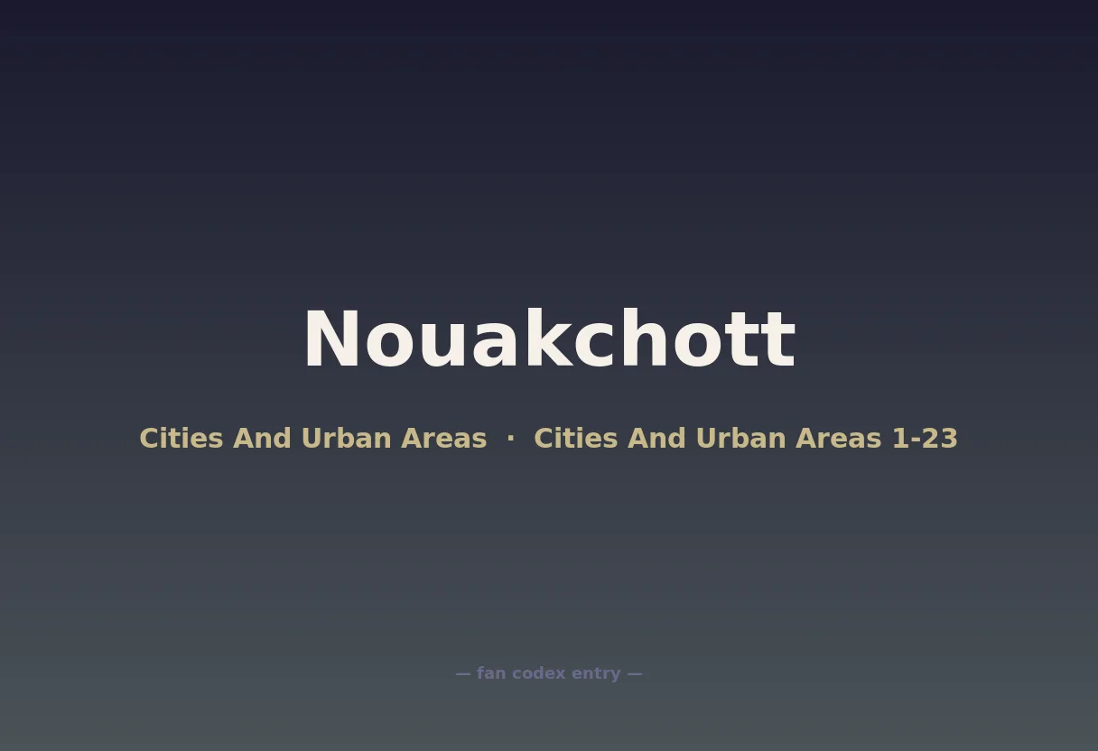 Nouakchott