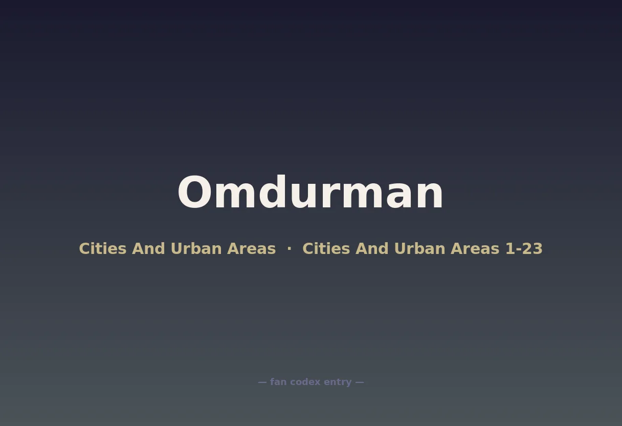 Omdurman